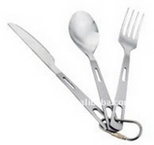 Alocs F911 3-Piece Titanium Cutlery 