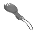 Alocs Aluminium Folding Spork