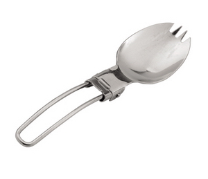 brs-38 stainless steel folding spork